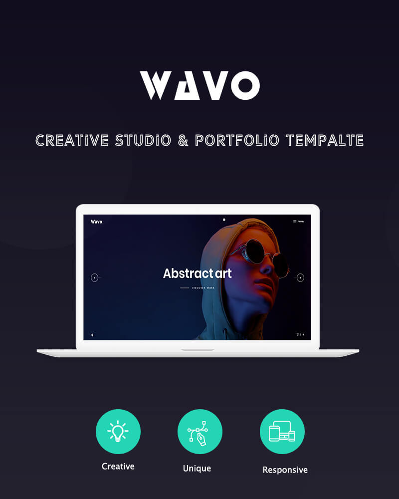 Wavo – Creative Portfolio & Agency Joomla 4 Template